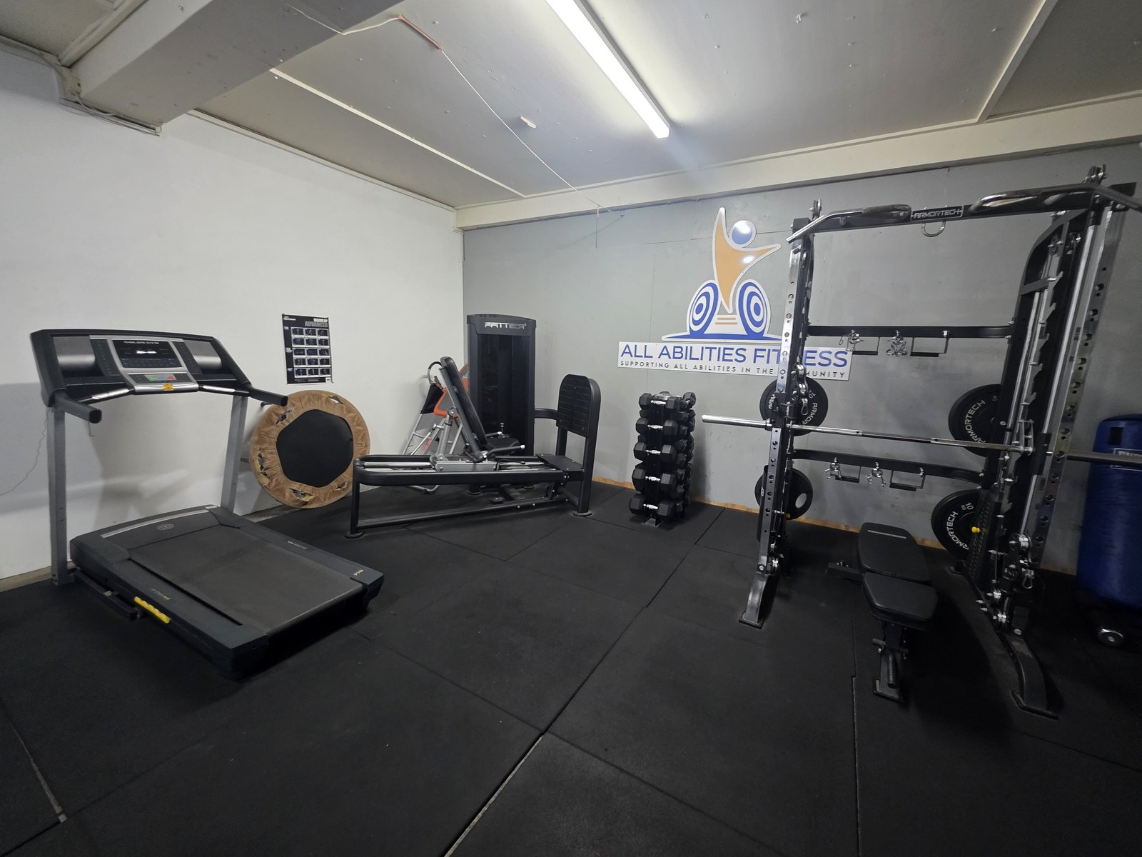 Equipment at Inclusive Fitness Hastings