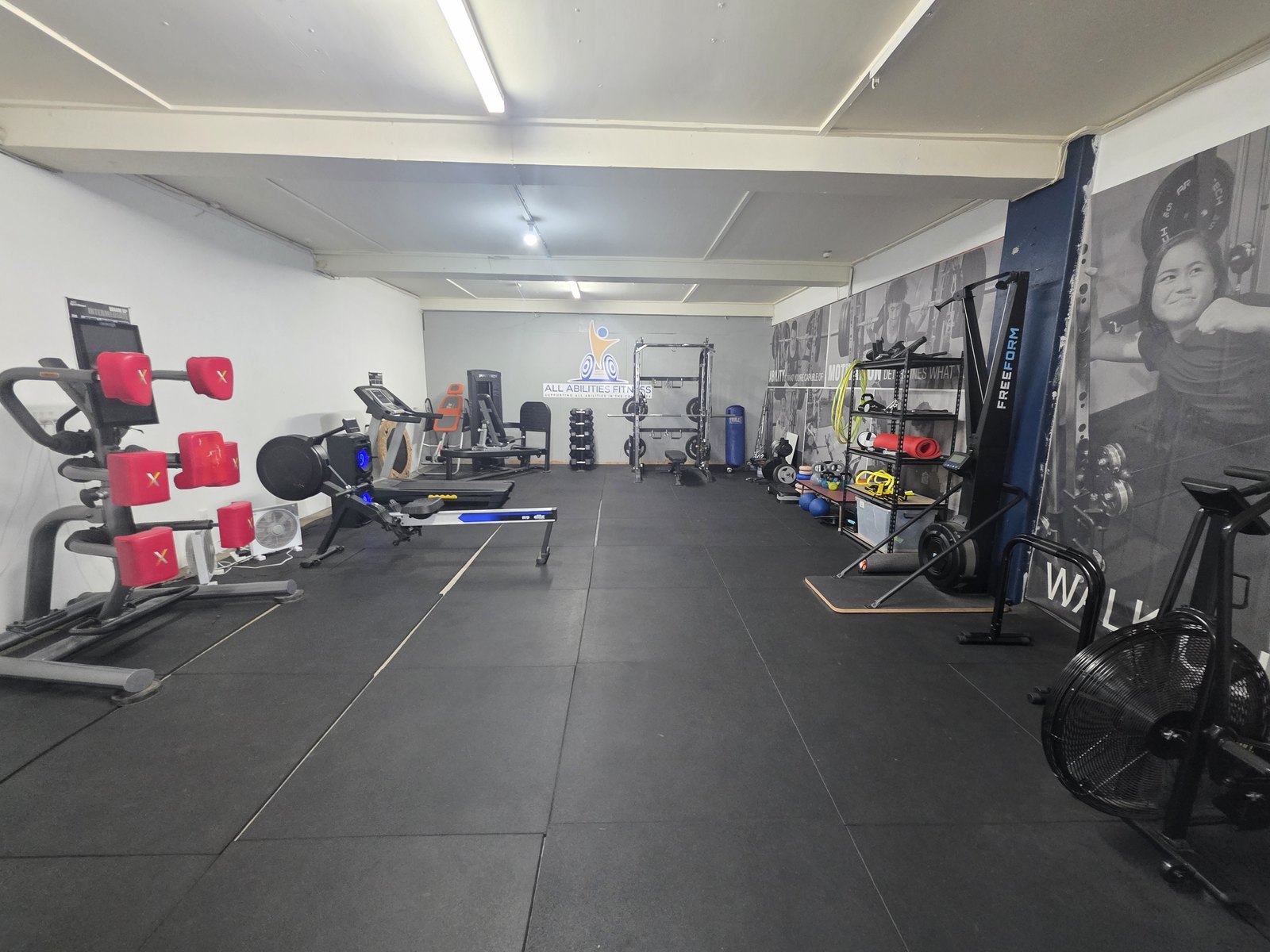 The training floor